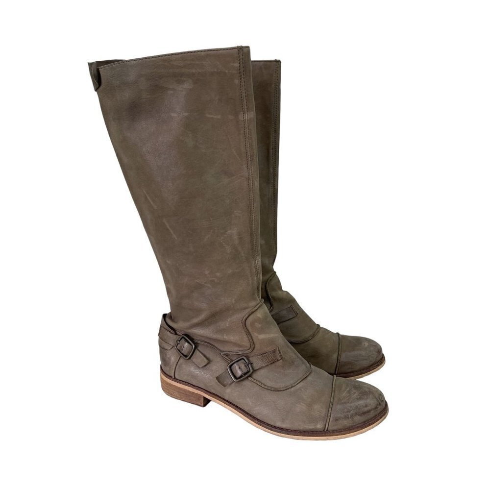 Schuler & Sons Philadelphia Drew Leather Zip Tall Riding Boots Womens size 40